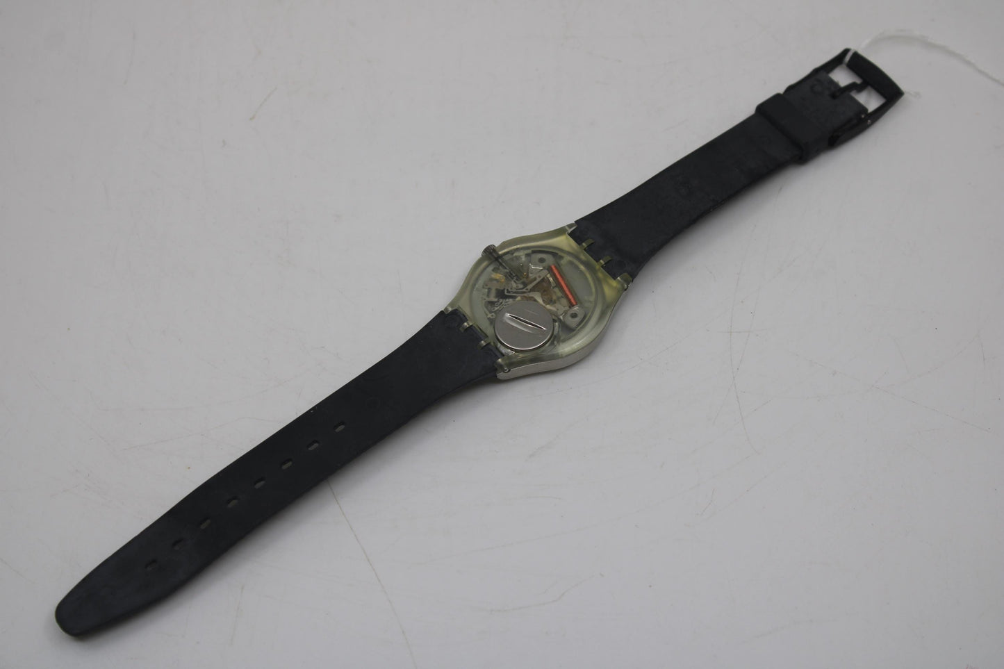 1988 Vintage 34mm Gents Swatch, 'Heartstone', GX100, Unworn, New Old Stock, working fine with original box