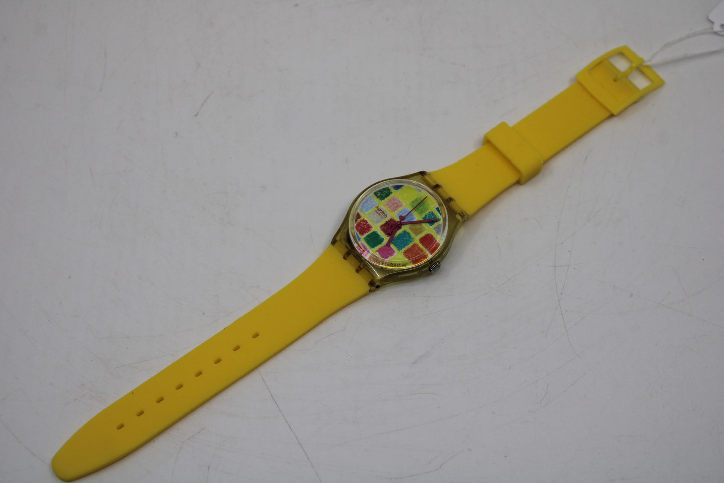 Vintage 34mm Gents Swatch 'Agatic Agatac' GK280, Good, Used Condition, working fine with brandnew strap
