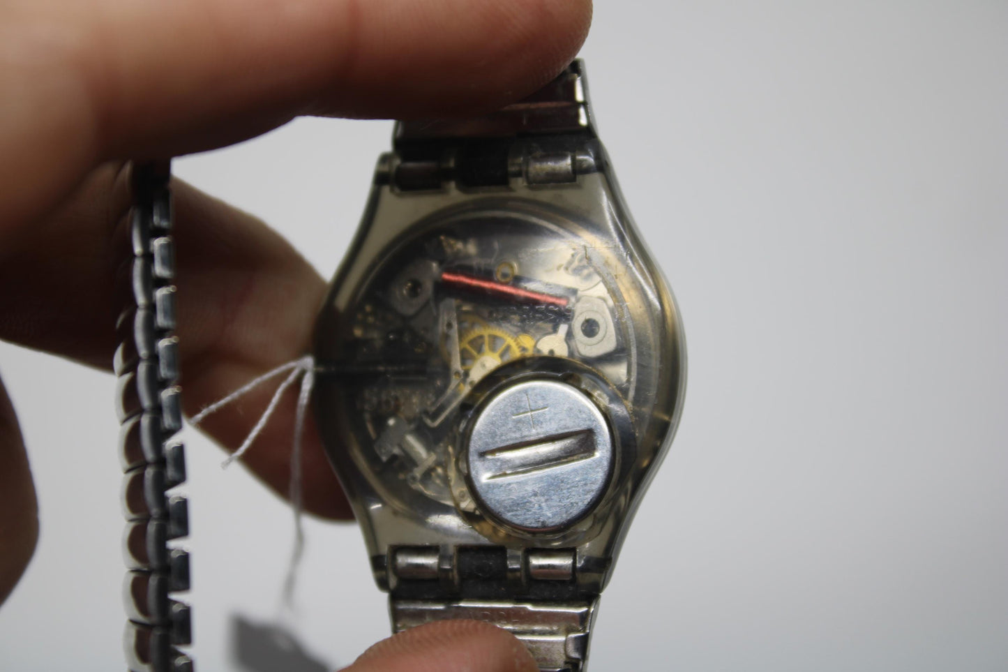 1995 Vintage Swatch watch 'Screw Driver', GM114/115, working, NICE, Used Condition