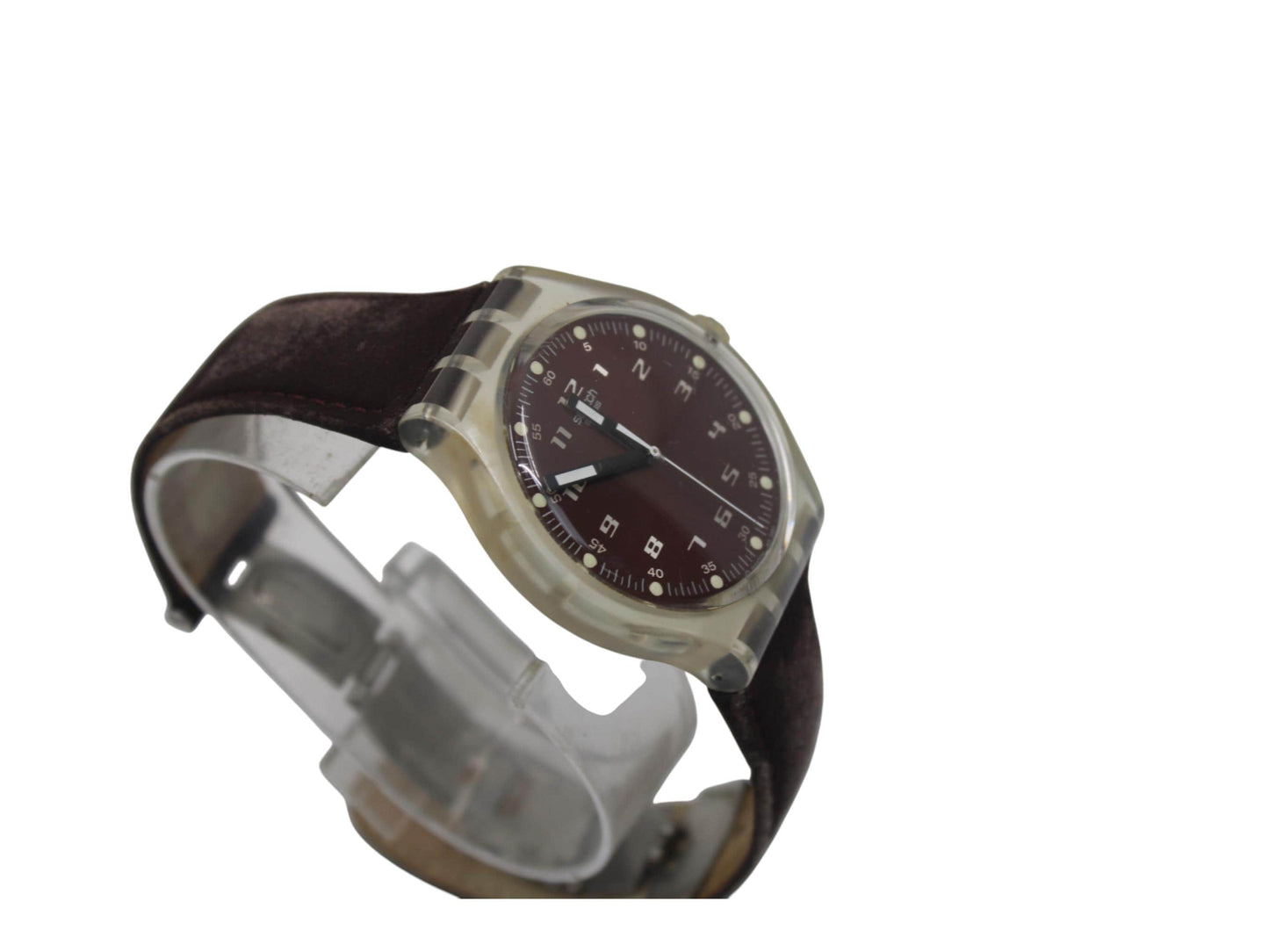Vintage Gents X-Large Swatch, 'Foxtail', SudK100, Nice used condition, Working fine, original strap