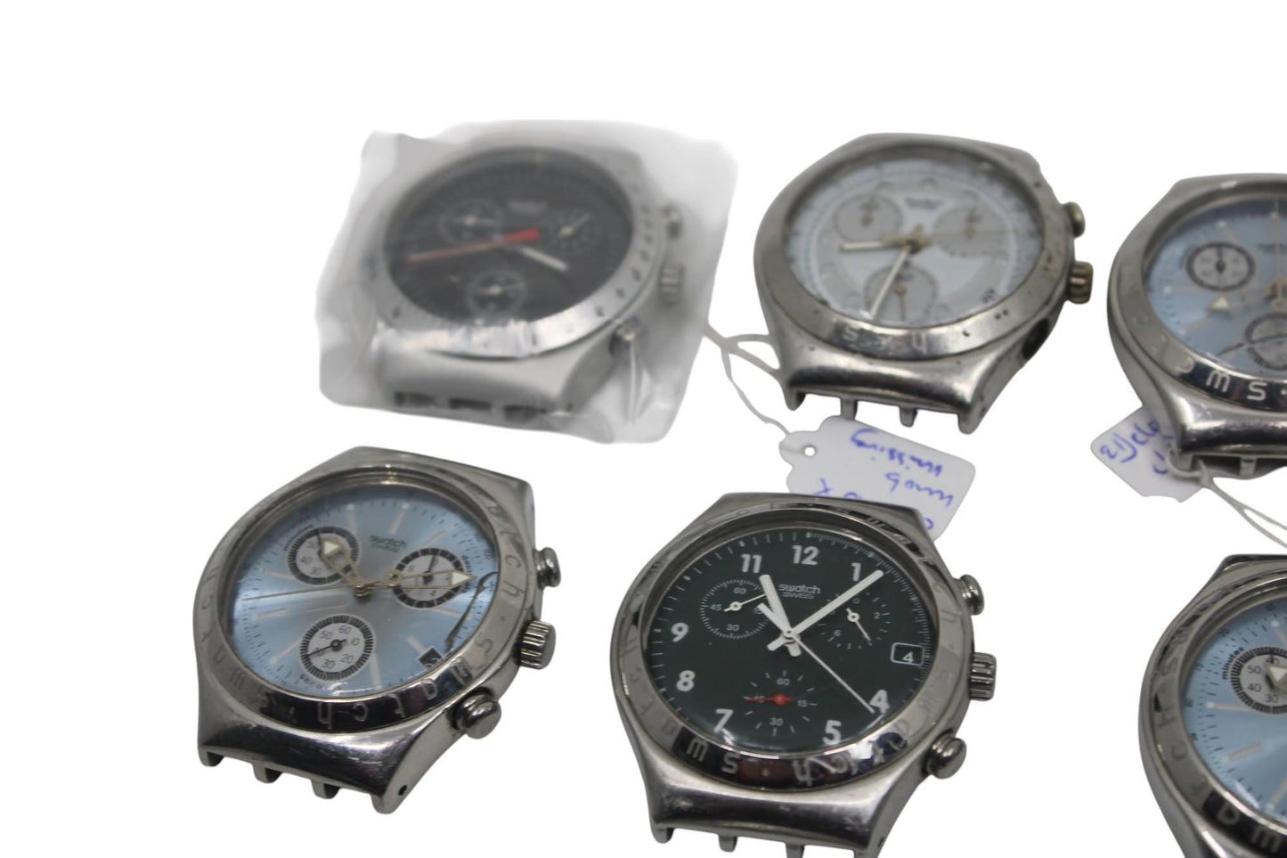 Irony Chrono Swatch watch, 17 pieces, FoR PaRTS oNLY, Not Working, what you see is what you get