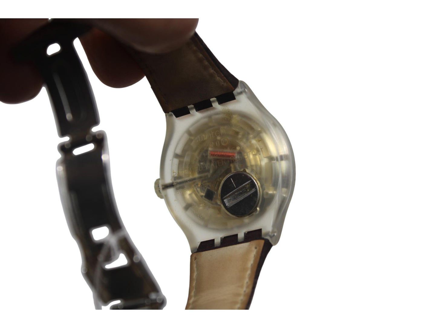 Vintage Gents X-Large Swatch, 'Foxtail', SudK100, Nice used condition, Working fine, original strap