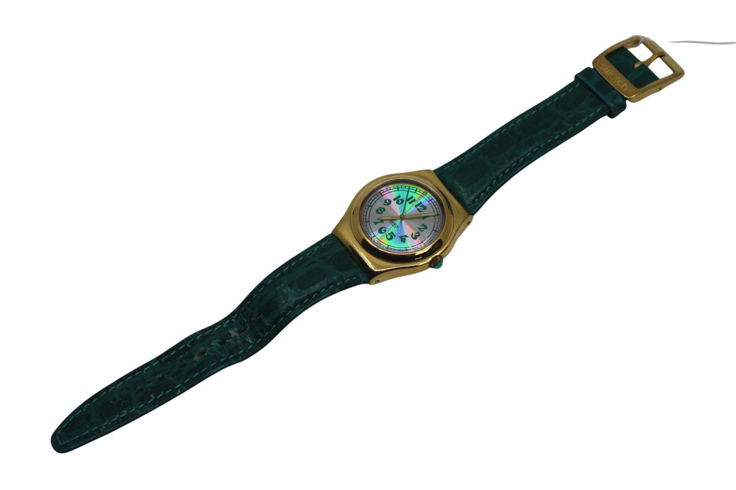 Swatch Irony Watch, 'Greengammon' YLG100, Working fine, nice, used condition, no box