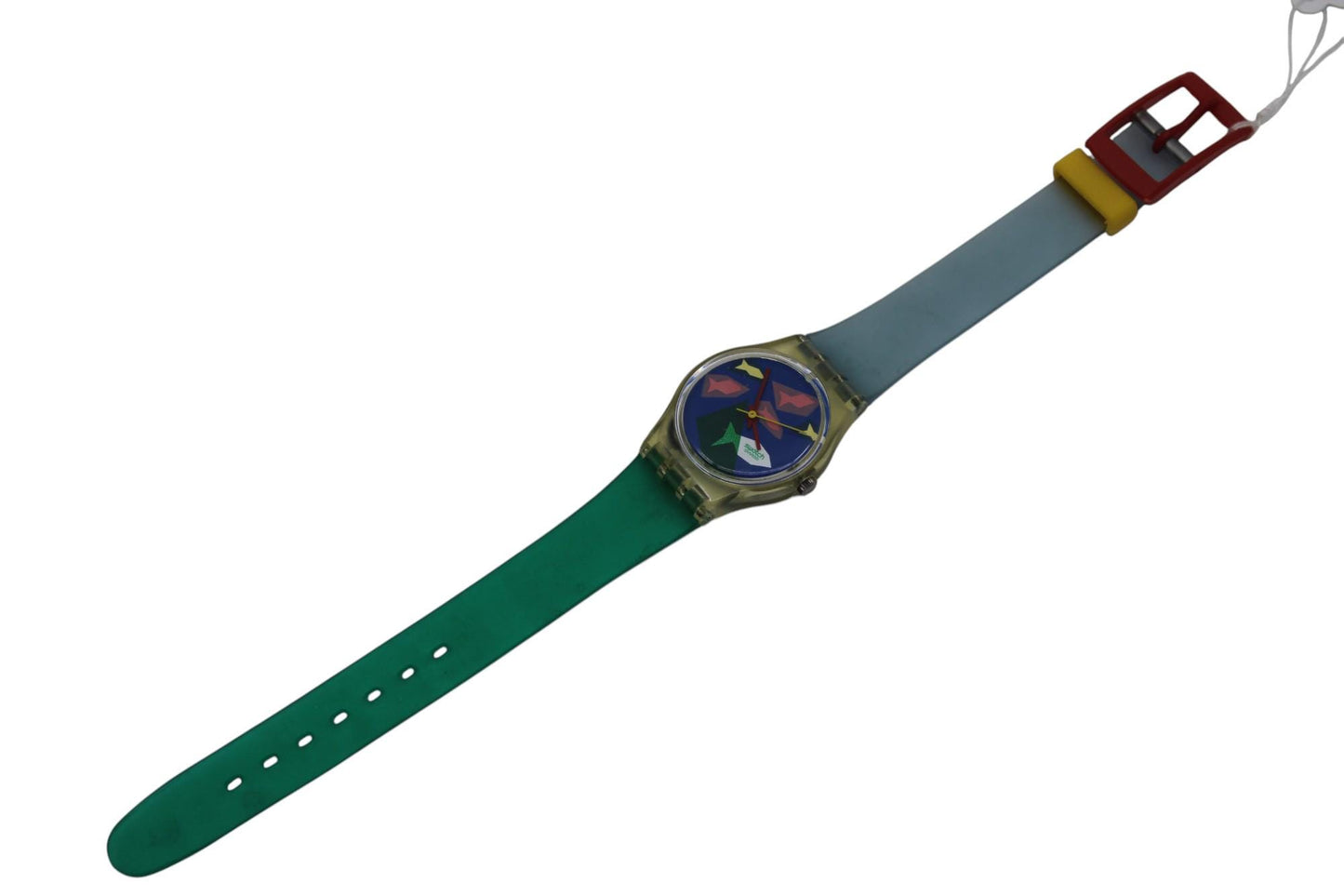 1986, Lady Swatch, 'Aqua Dream' , LK100, No Box, with new, non-original strap, working fine