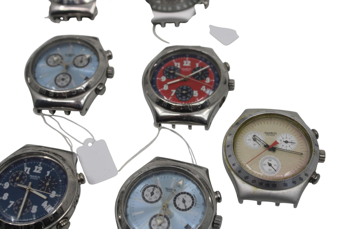 Irony Chrono Swatch watch, 17 pieces, FoR PaRTS oNLY, Not Working, what you see is what you get
