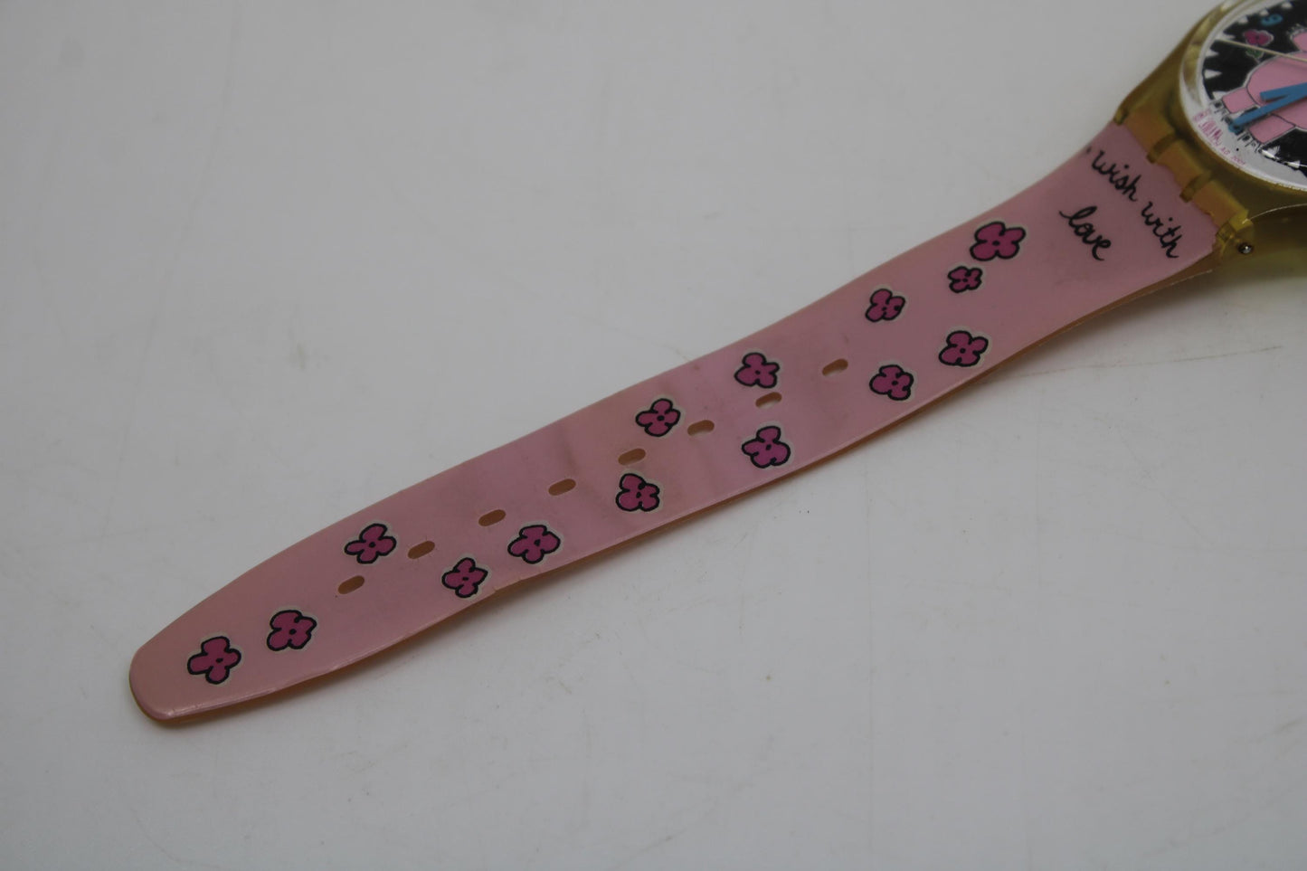 Vintage Gents Swatch, 'Piggy the Bear', GK367, NO box, In NICE, USED Condition, Original Strap, Working fine