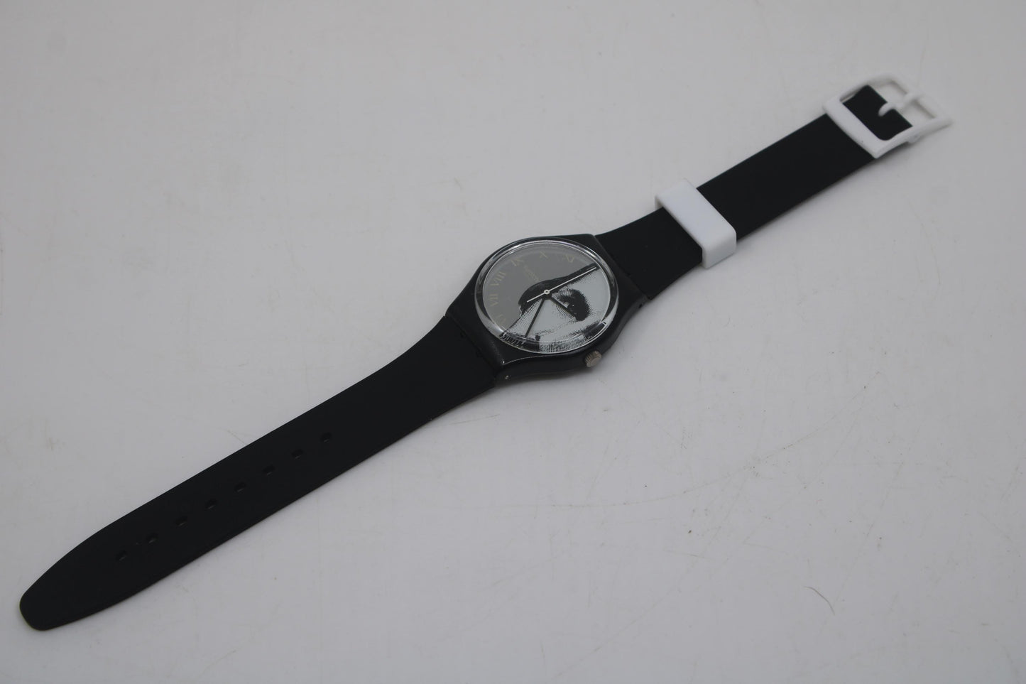 1992, Vintage Gents Swatch, 'Glance', GB149, NO box, Very Nice Condition, working fine, Brandnew Strap