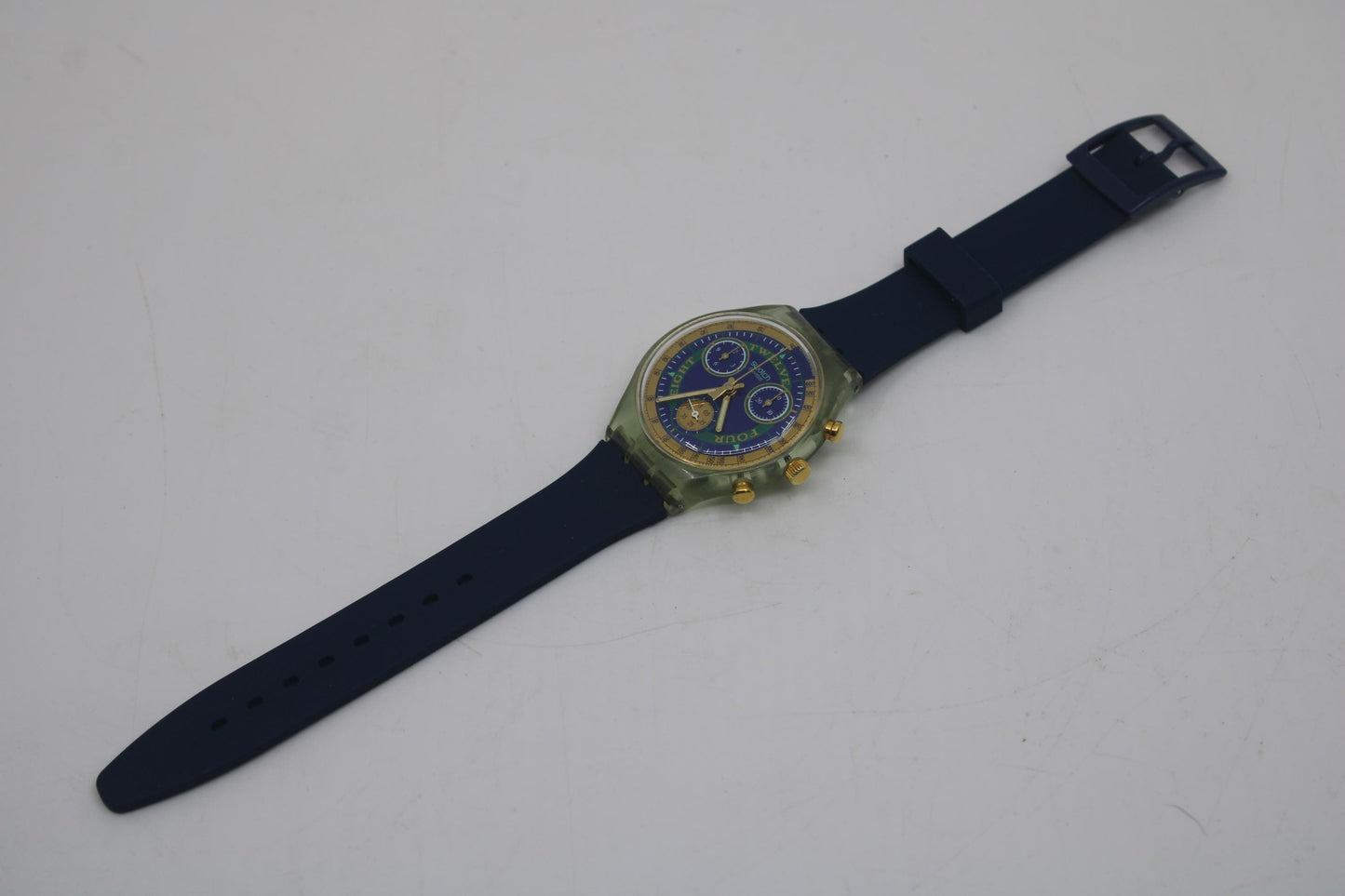 Vintage Gents Chrono Swatch 'Hitch Hiker' SCG10-4, Good, Used Condition, with brandnew strap