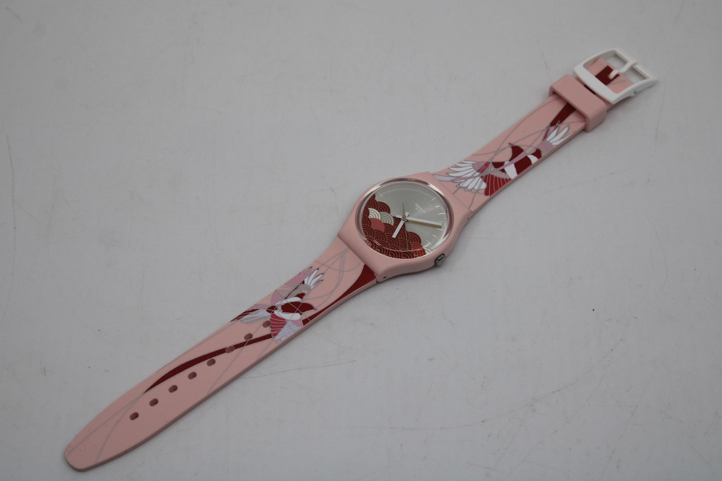 Vintage Gents Swatch 'Sweetheart Bird' SO31Z102, Chinese Valentine Special NEW OLD STOCK, working fine with original strap