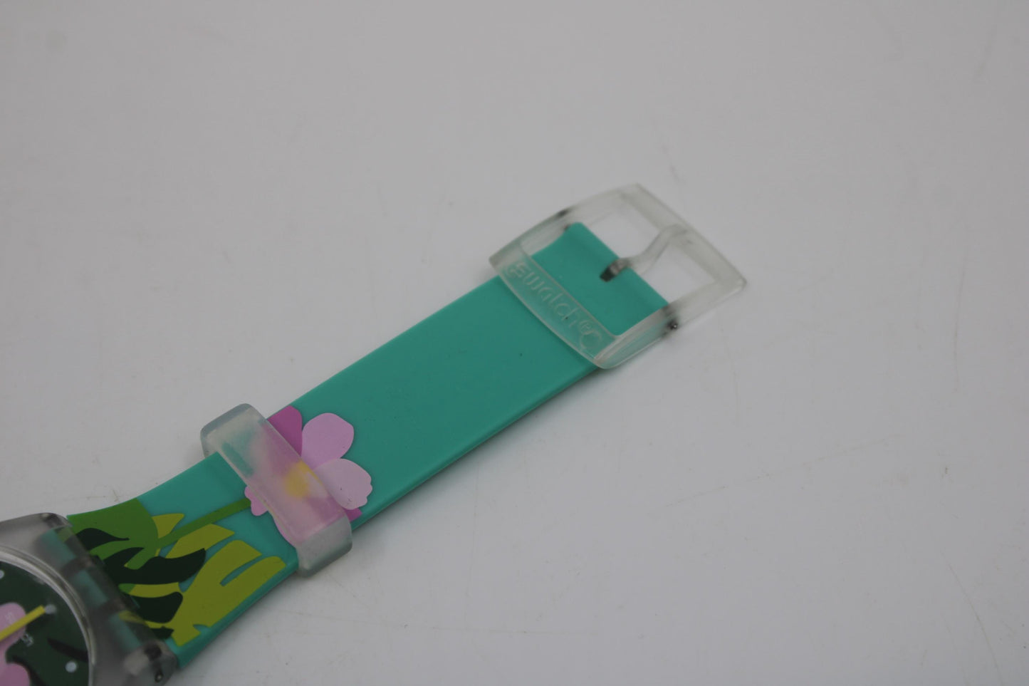 Swatch Watch New Gent 'Tropical Garden' SUOK132, Near Mint Condition, Working fine