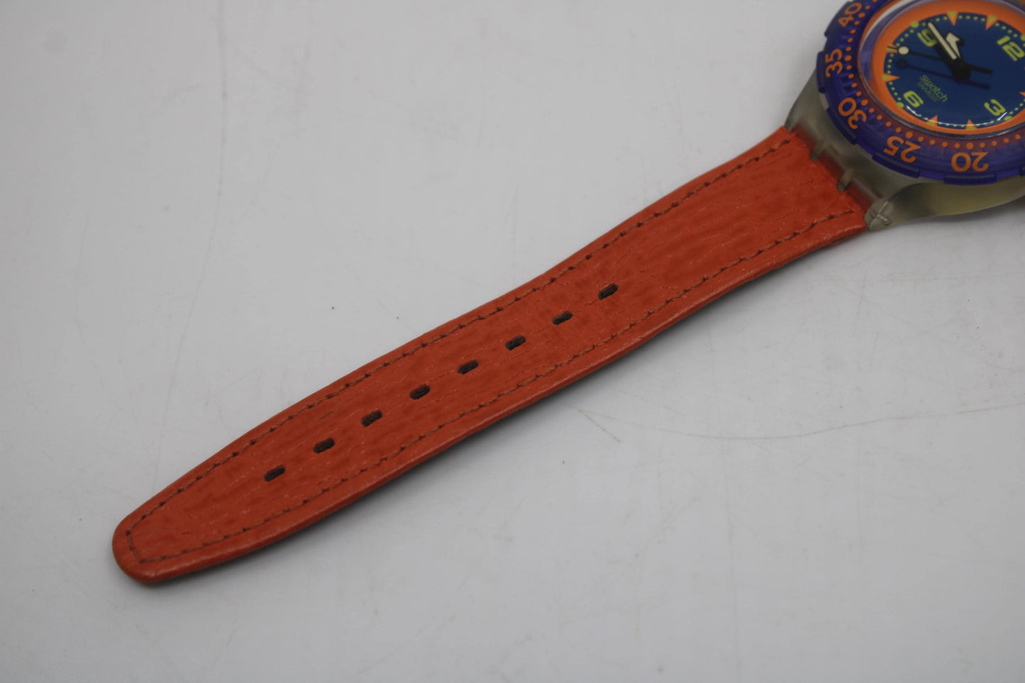 1992 Scuba SDK106 'Red Island', vintage Swatch, MINT condition, original strap, working fine