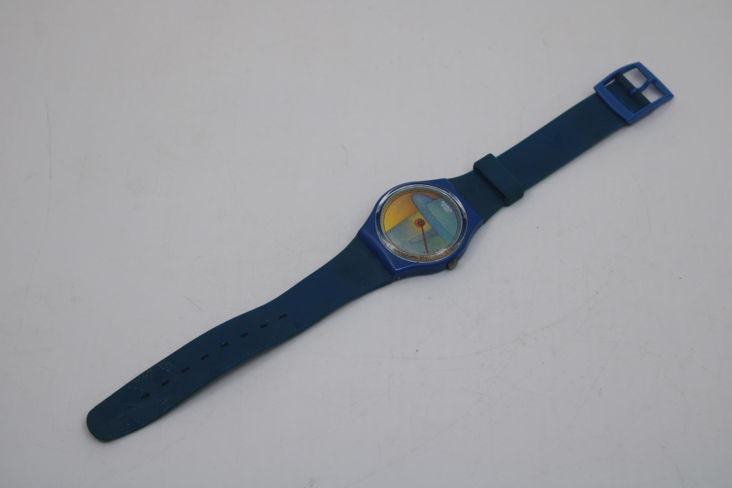 Limited Edition Swatch Folon 'Voir', GZ109, very rare and in beautiful nice, used condition with new strap