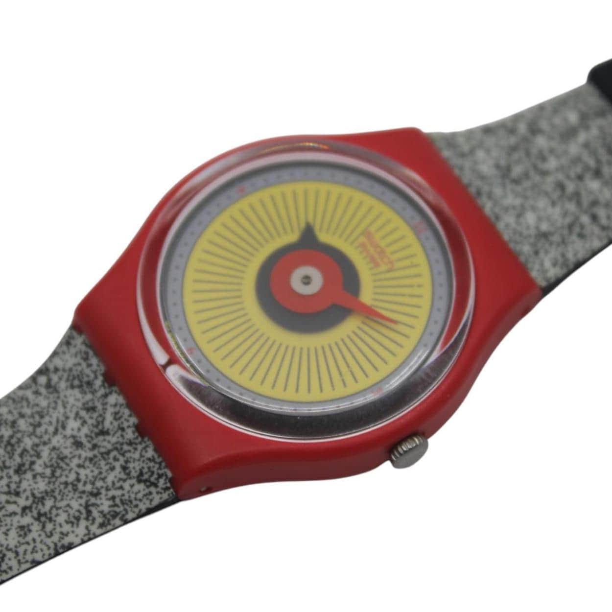 Gents Swatch 'Radio Button', GR153, working fine nice vintage Swatch in a Near Mint condition, original strap