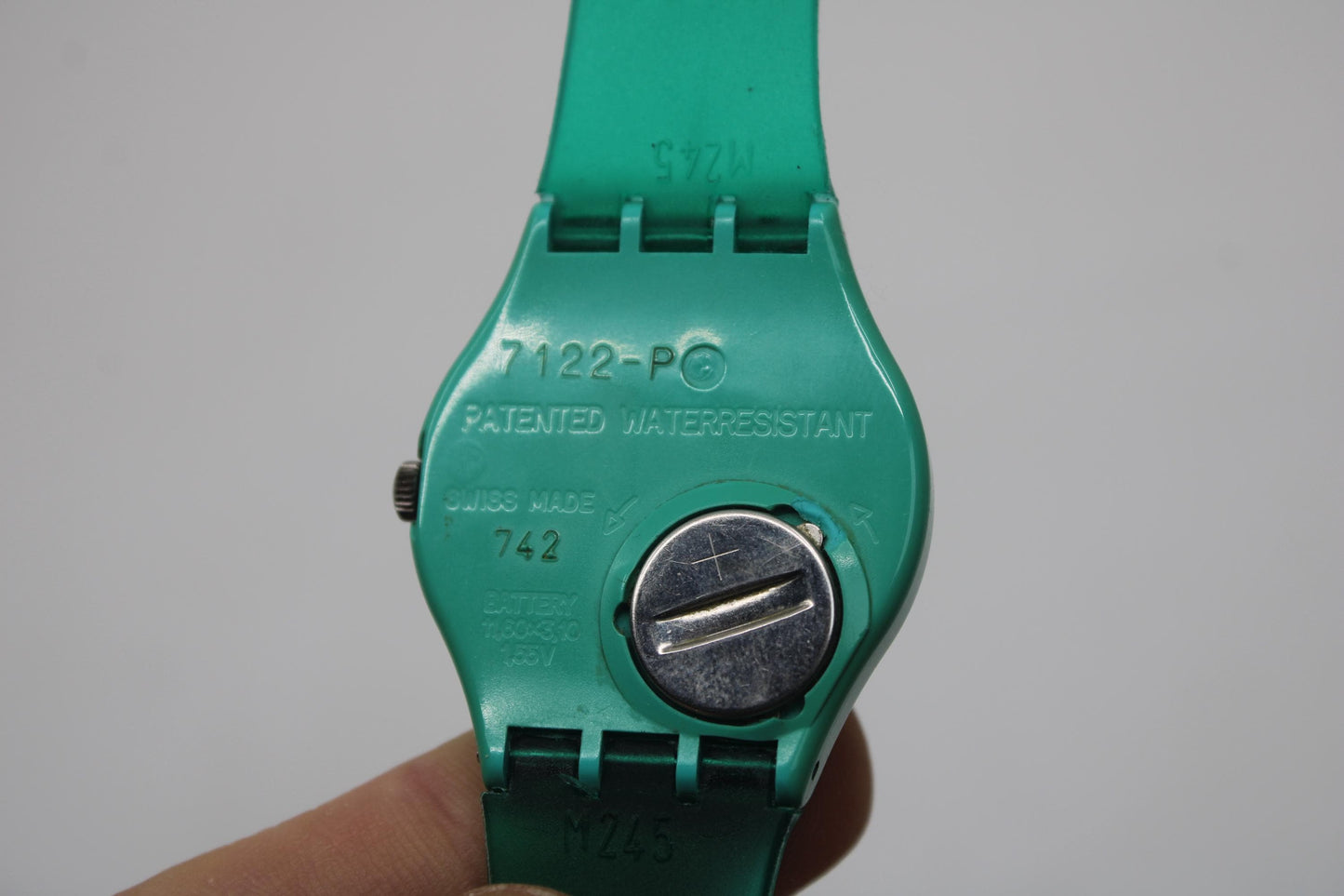 Vintage Swatch watch 'Pago Pago', GL400, working fine, good used condition, brandnew strap