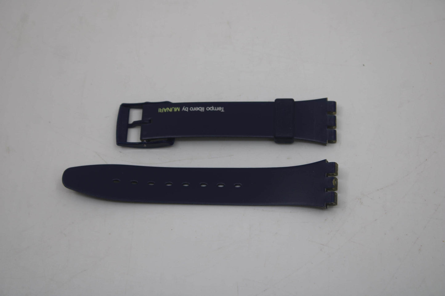 Vintage Swatch Strap, 'Tempo Libero', GN172, Limited Edition by Bruno Munari 17mm, Gents, New Old Stock