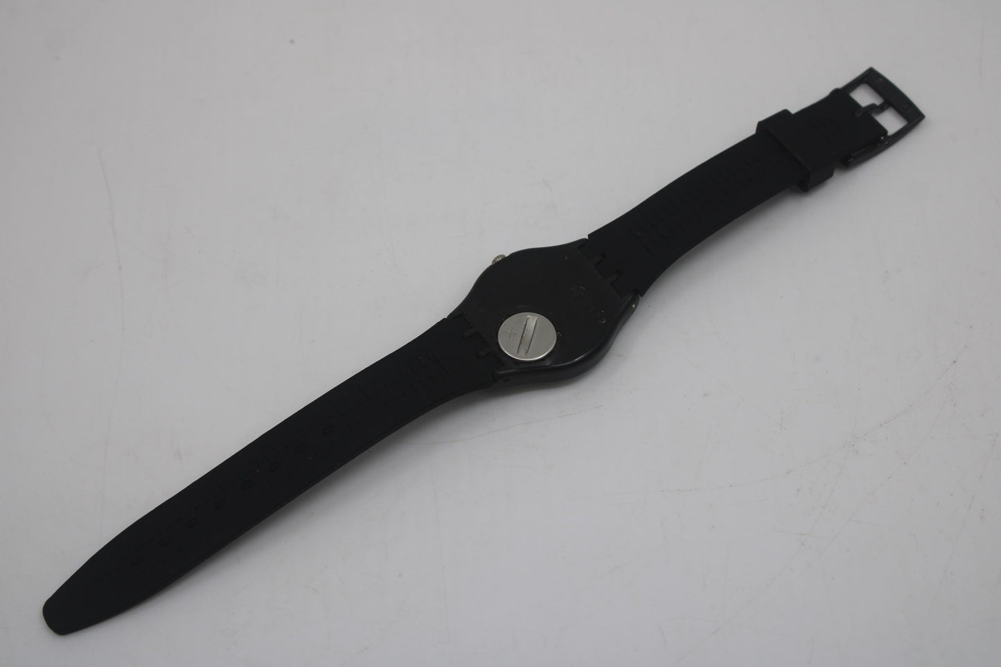 Vintage Gents Swatch 'Once Again', GB743, no box, nice, used condition, new strap
