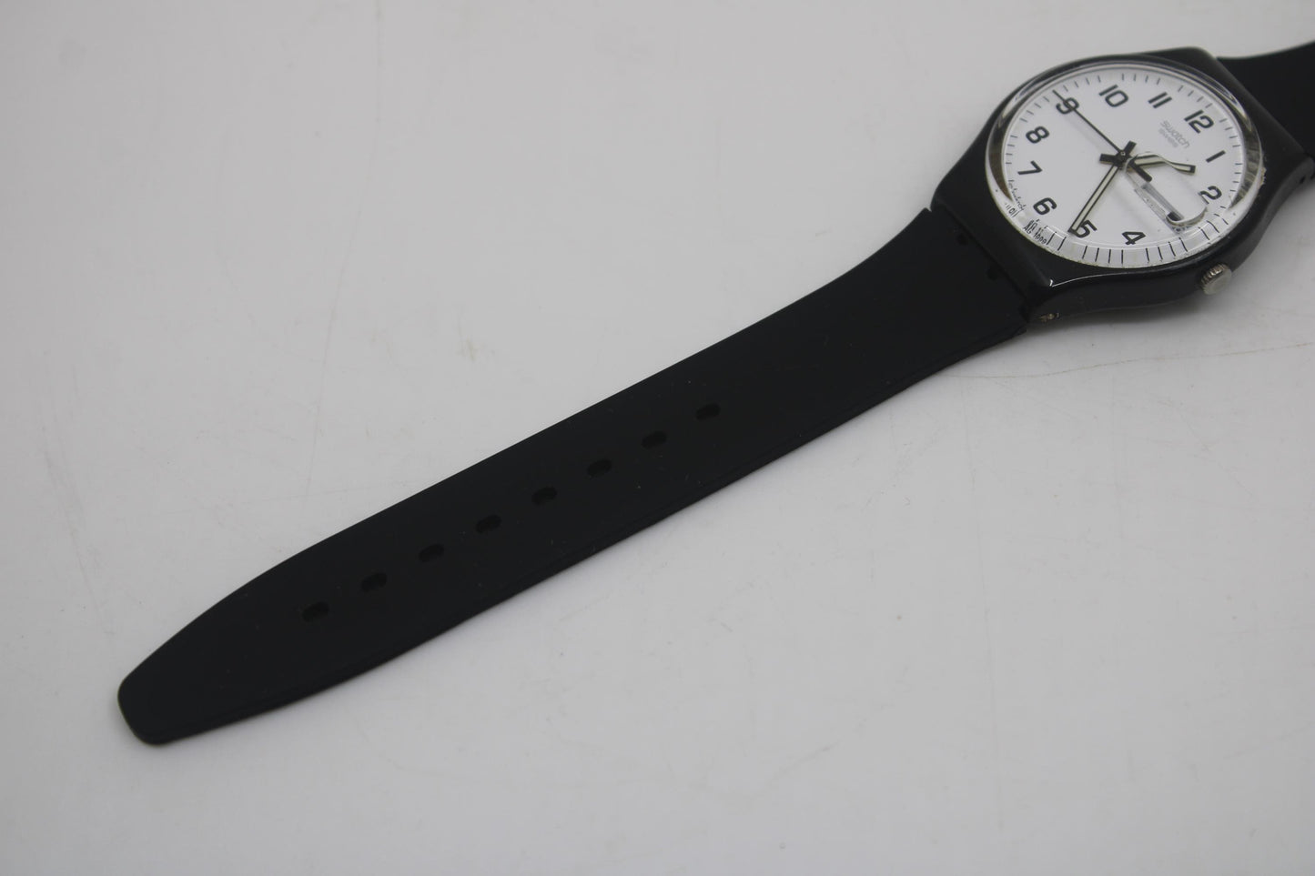 Vintage Gents Swatch 'Once Again', GB743, no box, nice, used condition, new strap