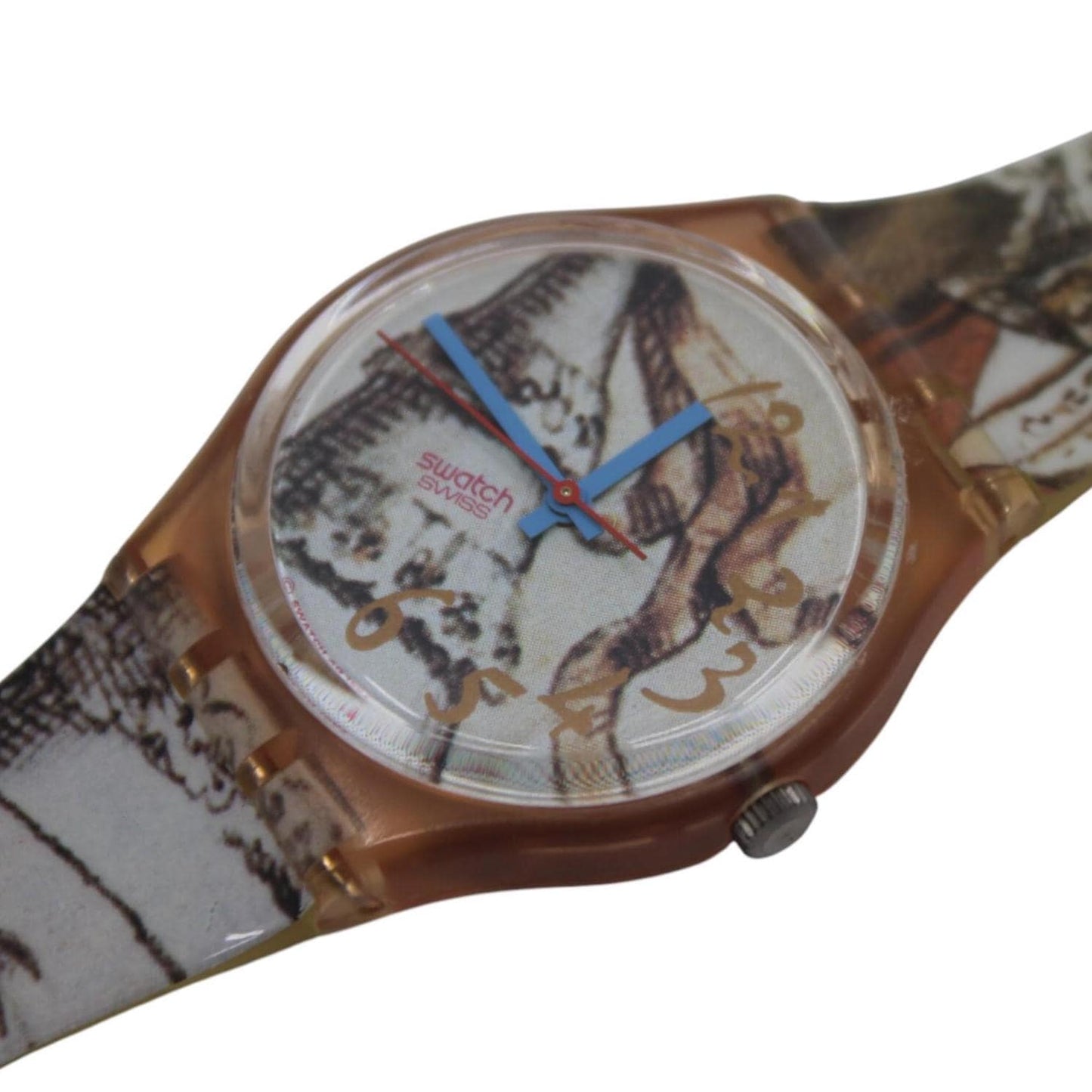 1993, Vintage Gents Swatch, 'Masquerade', GP105, NO box, in a Near Mint condition, working fine