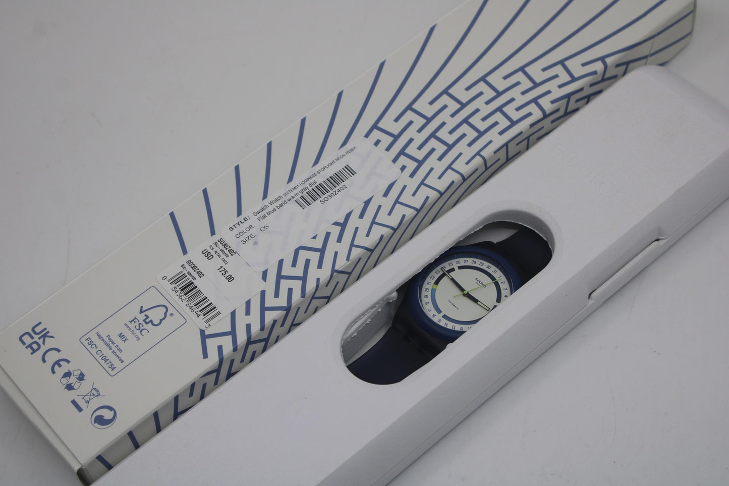 Swatch Sistem 51 Hodinkee STOPLIGHT NeoN REMIX SO30Z402 - unworn condition, running fine - Swatch Automatic - 42mm diameter - new in box