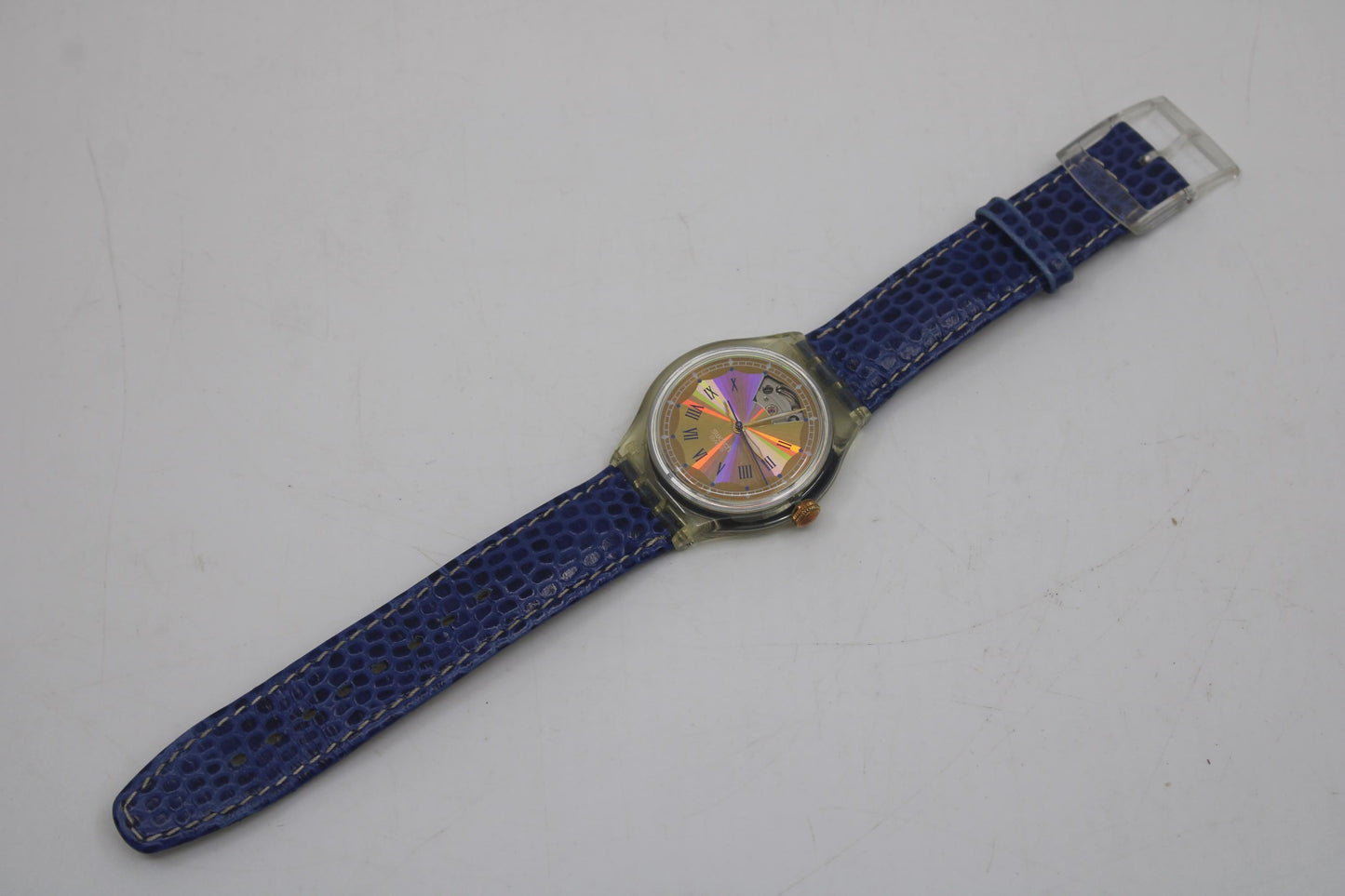 1993 'Eismeer' Vintage Gents Automatic Swatch SAK112, NO box, VERY Good condition, Original Strap