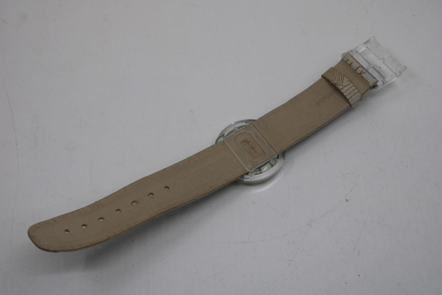 Vintage PMK127 Pop Swatch, 'Cremy Gold', Working fine, MINT Condition