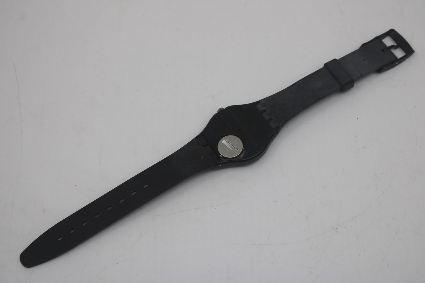 Vintage Gents Swatch 'The Burglar' GB717, NeW oLD SToCK, Never Worn, working 100% with original strap