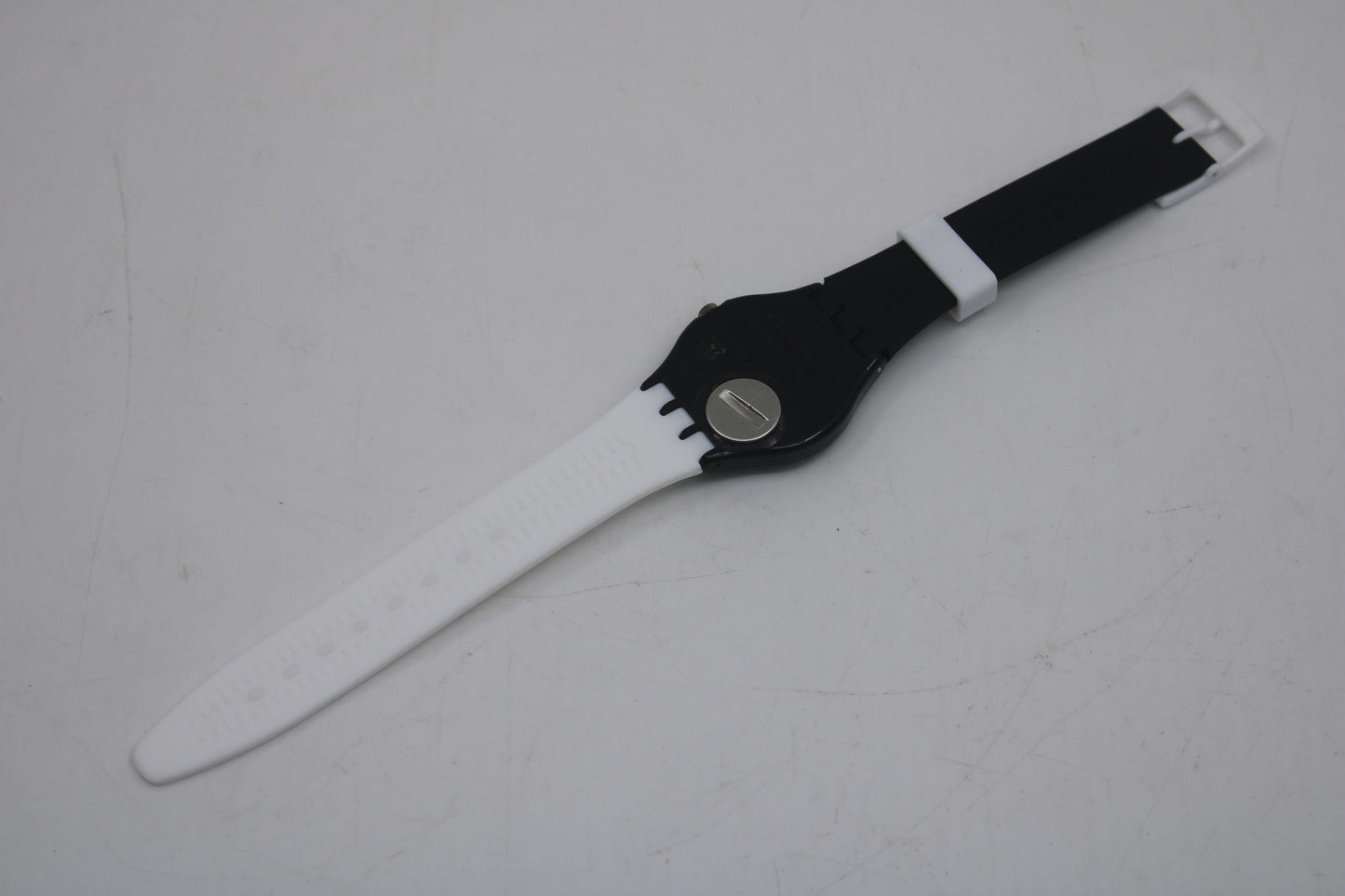 1987 Swatch Gents 'Mackintosh' GB116, working fine, nice, used condition, brandnew strap