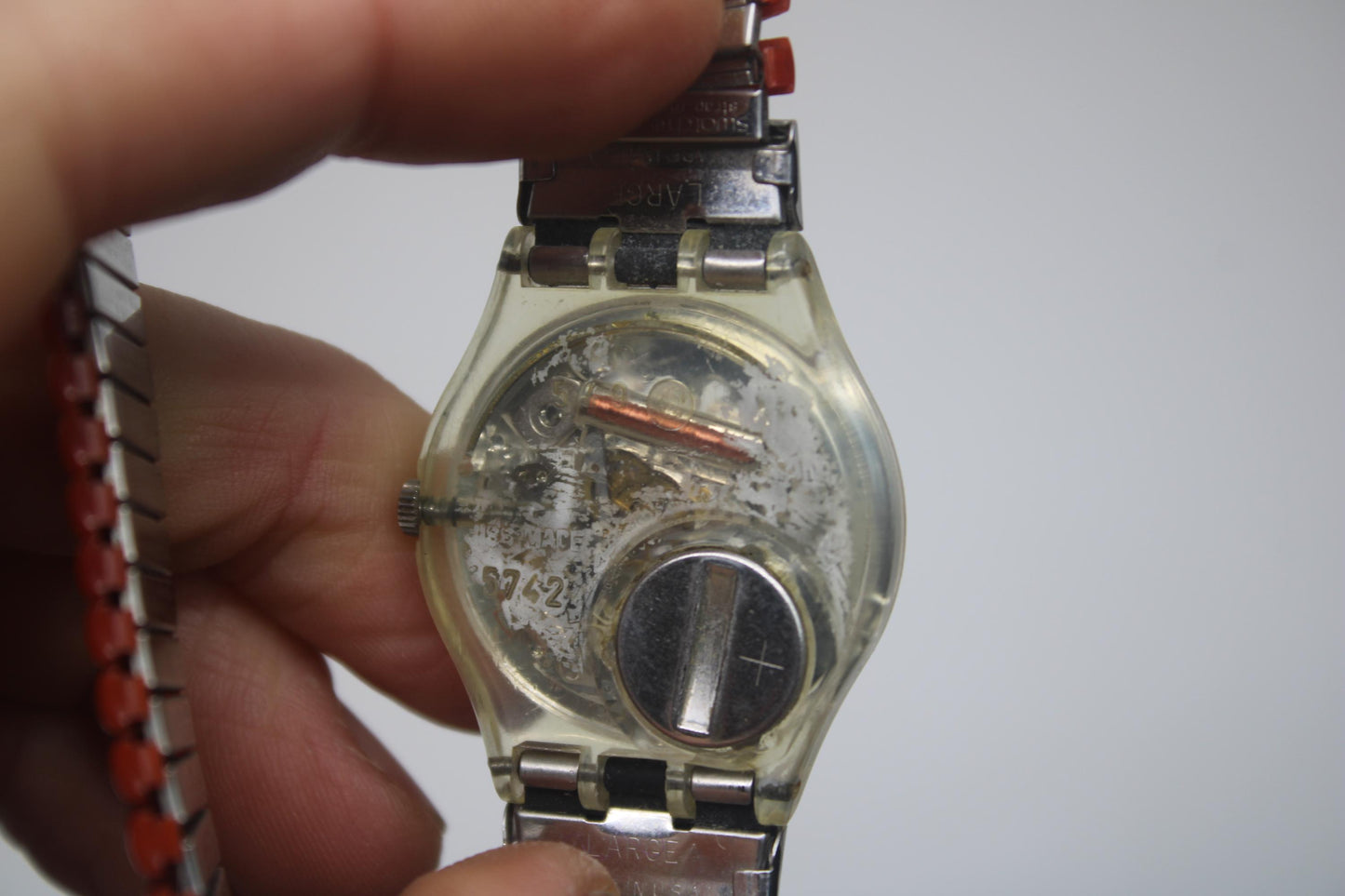 Vintage Swatch Gents 'Wise Hand' GK213, working fine, very nice, used condition