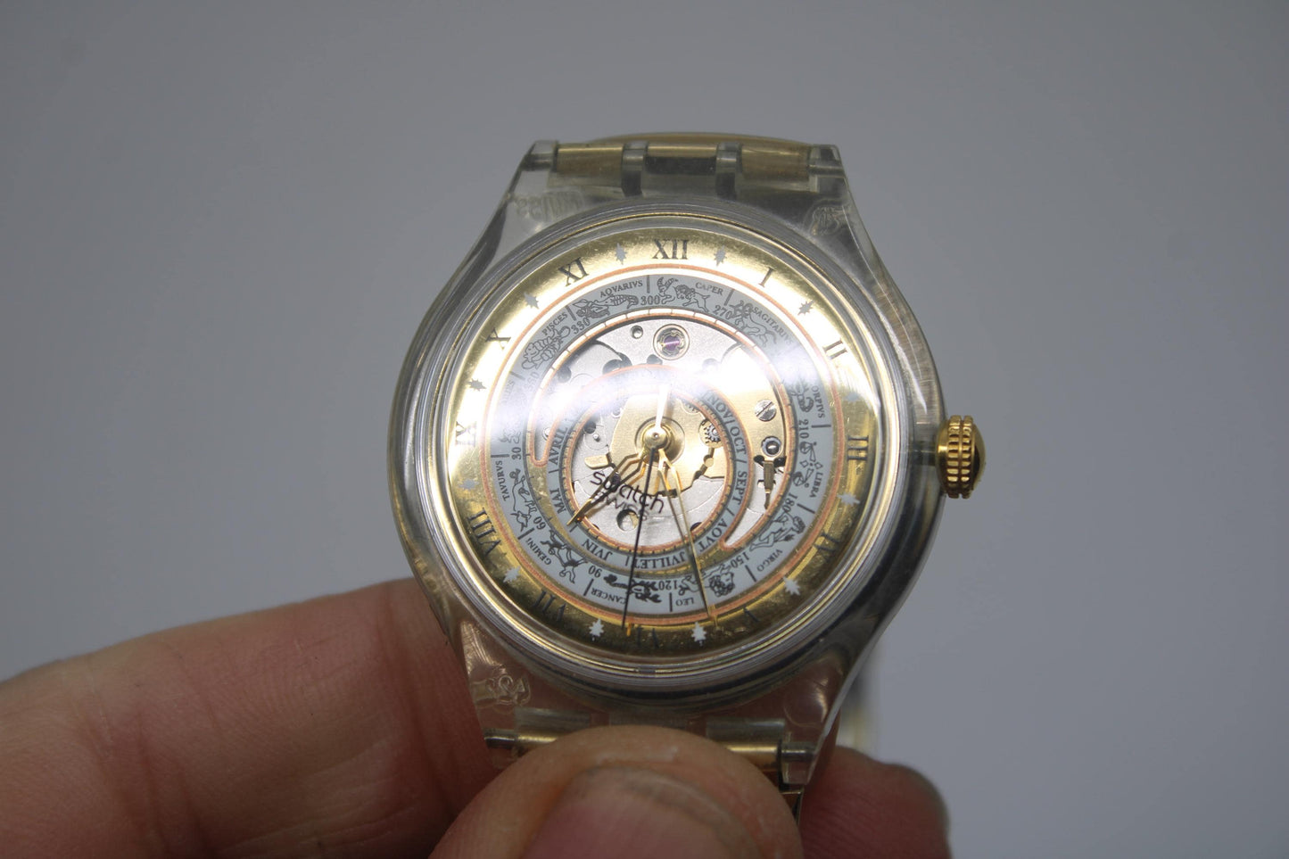 1994 'Serti Misterieux' Vintage Gents Automatic Swatch SAK113/114, Very nice used condition