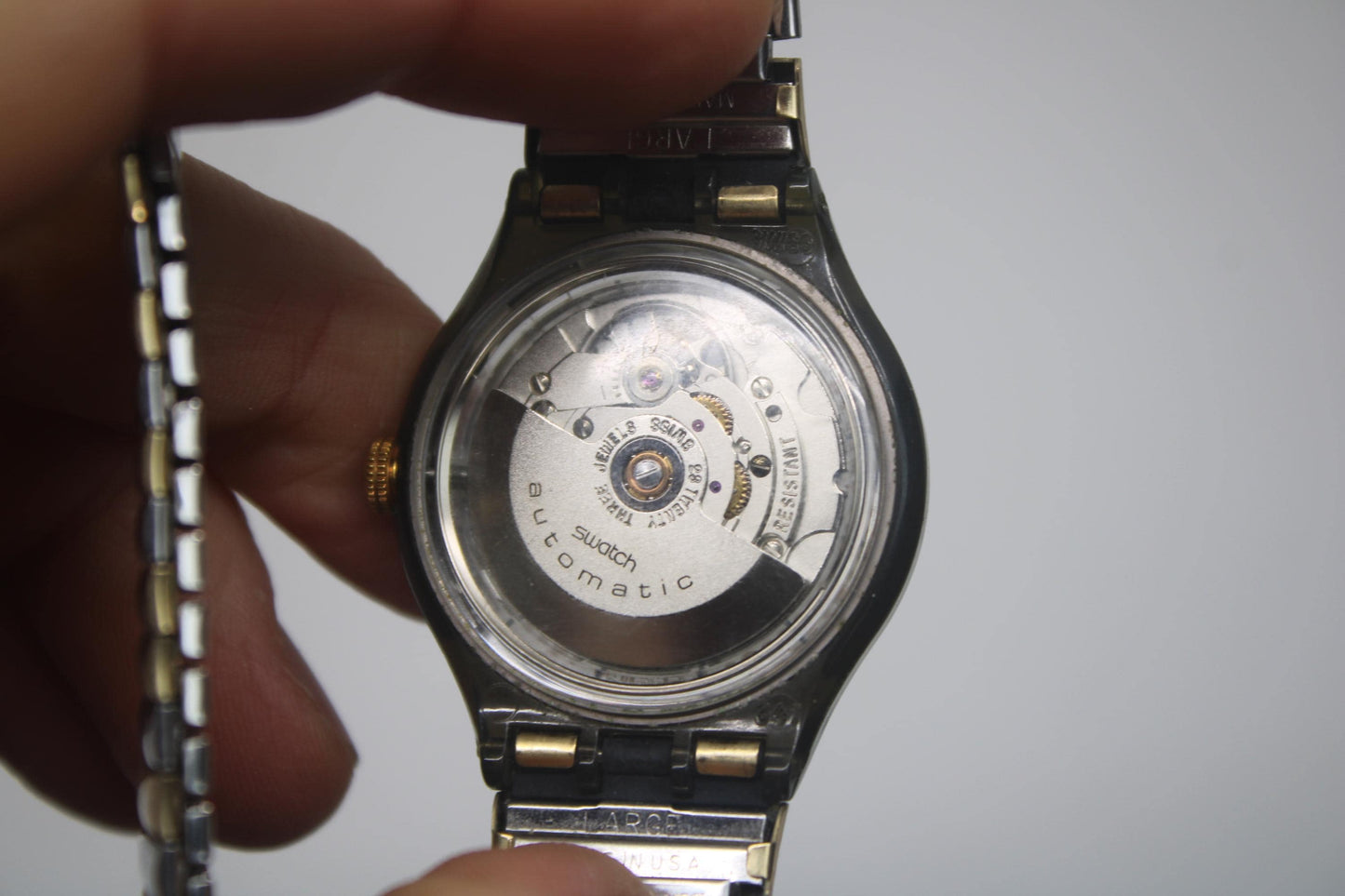 Vintage Gents Automatic Swatch, 'Marechal' SAM101, NO box, VERY Good condition, Original Strap