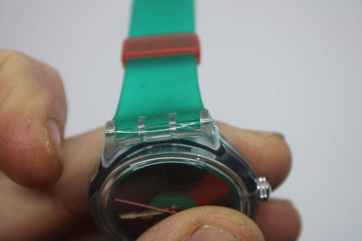 Cosmic Encounter Automatic Swatch, 1986, GS102, NEW strap and MINT case, working