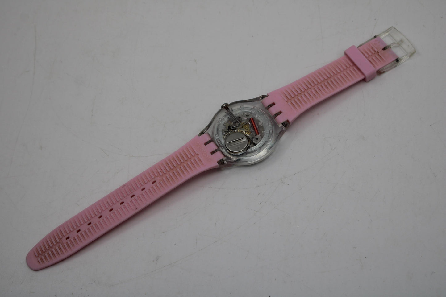 Vintage New Gents Swatch 'Polarose' SUOK710, in Near Mint Condition, working 100% with the original strap