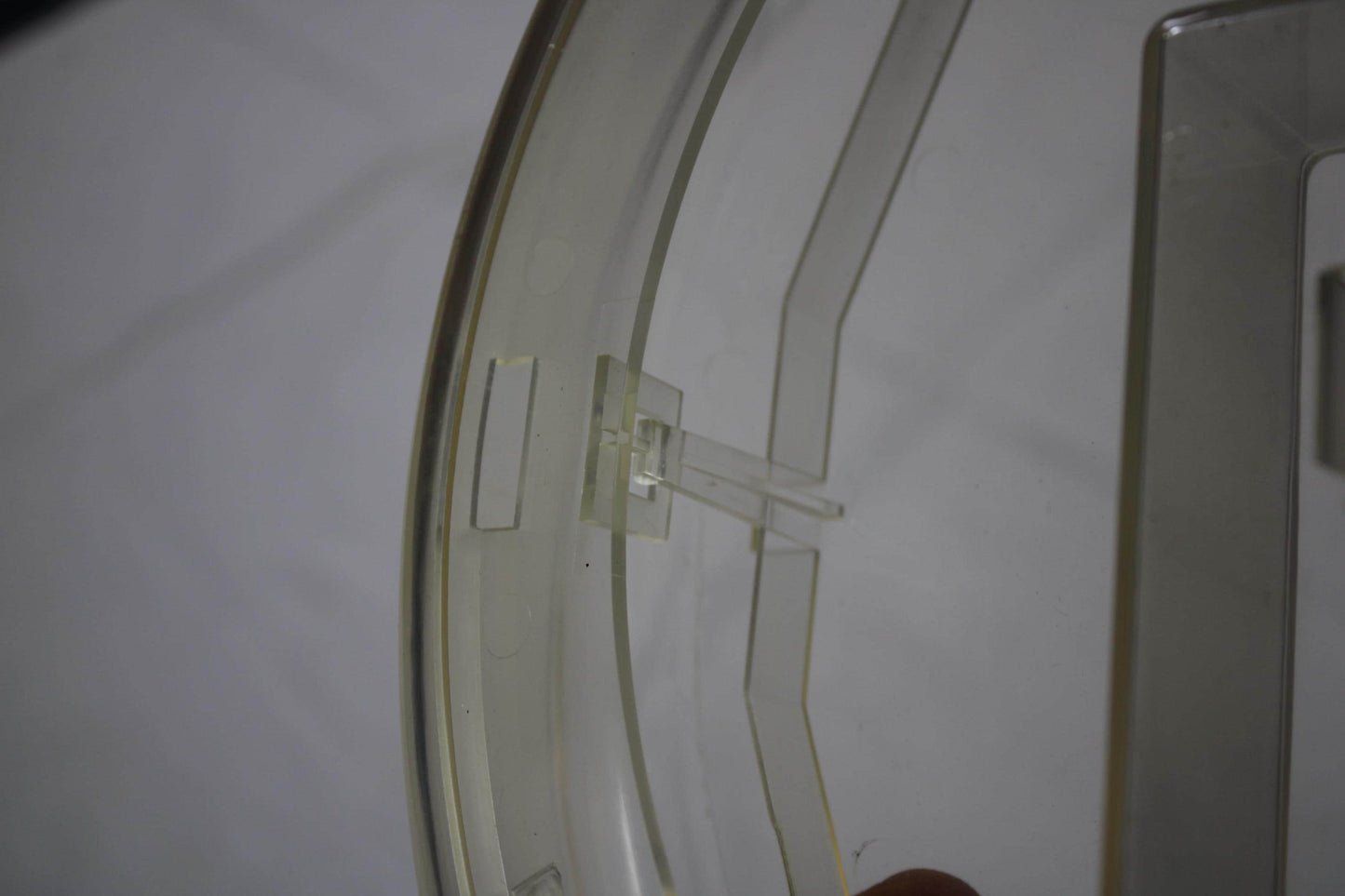 Maxi Swatch Case Transparent, 1986 and beyond early vintage and original, Usable With Flaws