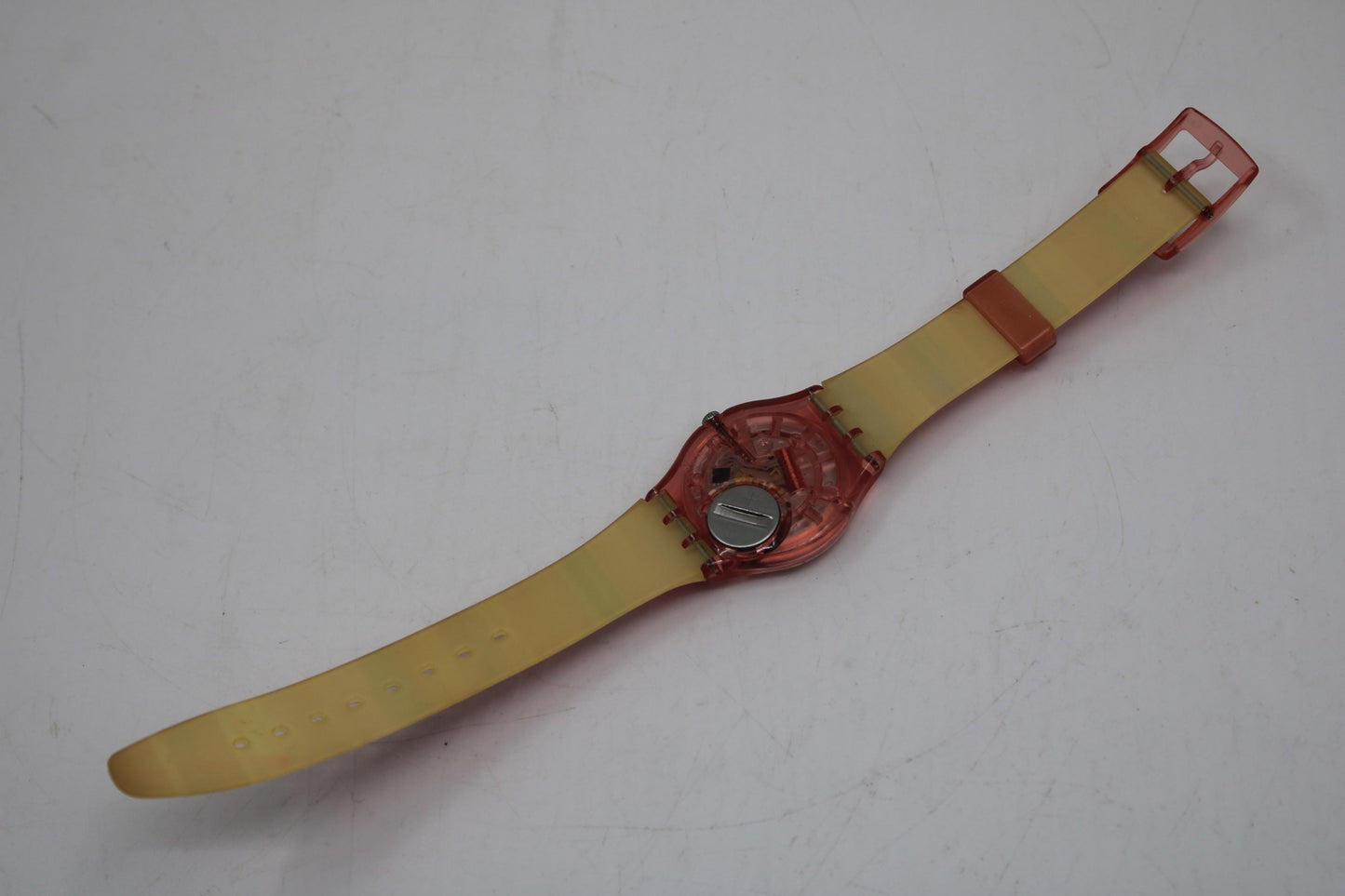 Gents 34mm Swatch watch, Astilbe, GP140, Near Mint condition, working