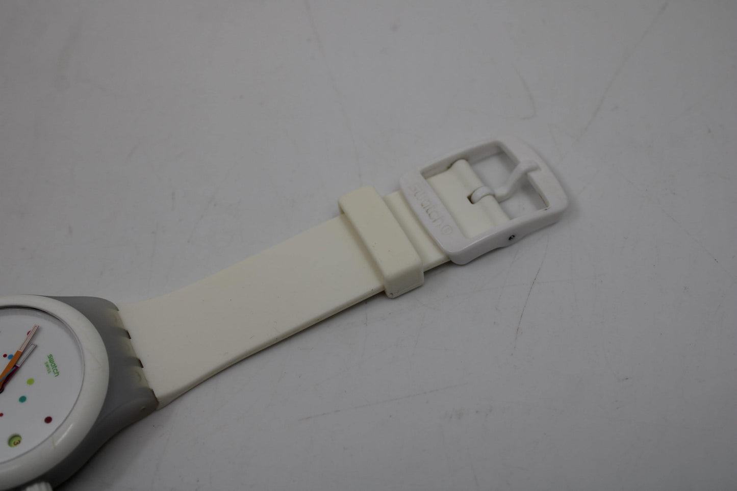 Swatch Sistem 51, System White, SUTW400, Nice Used Condition, Swatch Automatic, 42mm diameter