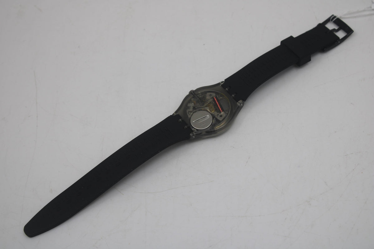 Vintage Gents Swatch, Silver Planet, GM112, New Old Stock, Unworn, working