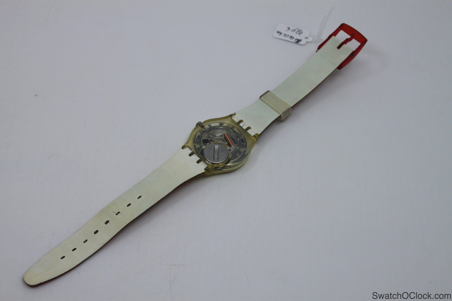 1996, Vintage Gents Swatch 'Ricecake', GK217, NO box, In Good Nearly Mint Condition, working 100%, Original strap