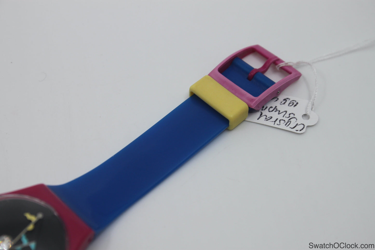 1994, Vintage Gents Swatch. 'Crystal Surprise' GZ129 with convex glass, near mint condition, working 100%,