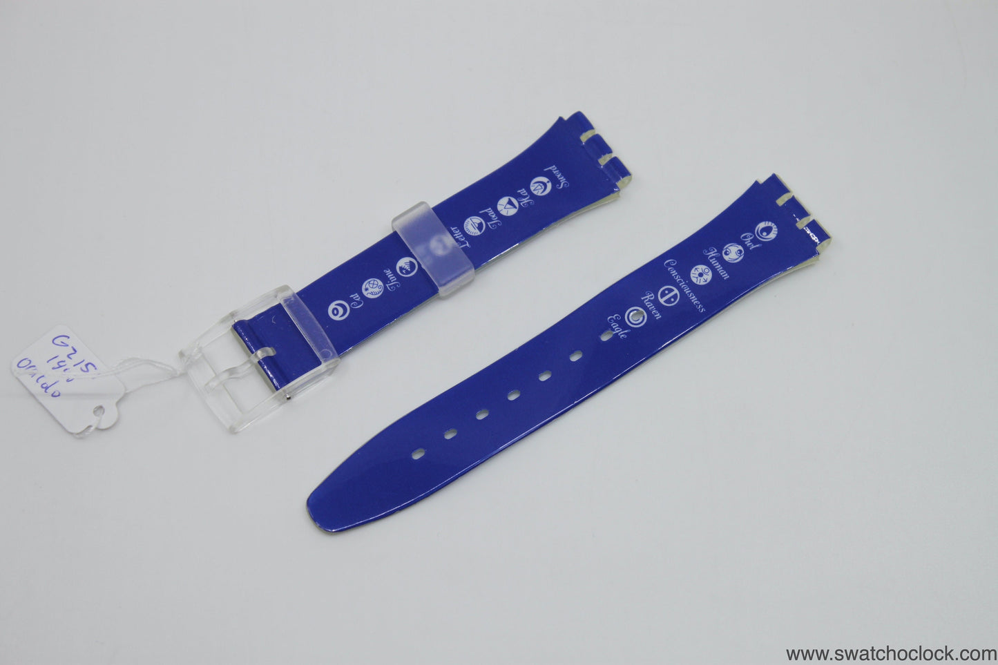1995, Vintage Swatch Strap, 'Oracolo', GZ151, 17mm, Gents, New Old Stock
