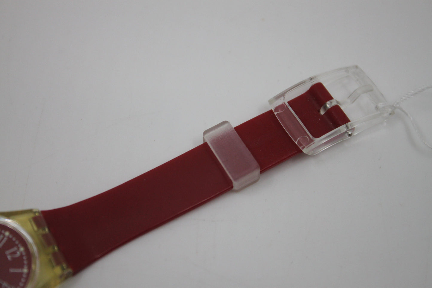 1992, Vintage ladies Swatch, 'Rote-Lei' LK128,New Old Stock, Never Worn, Brand New strap