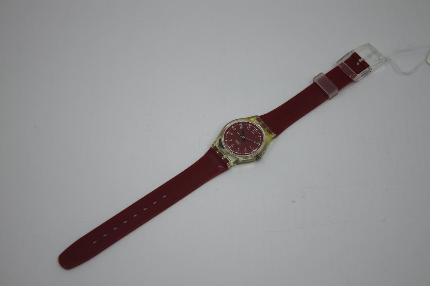 1992, Vintage ladies Swatch, 'Rote-Lei' LK128,New Old Stock, Never Worn, Brand New strap