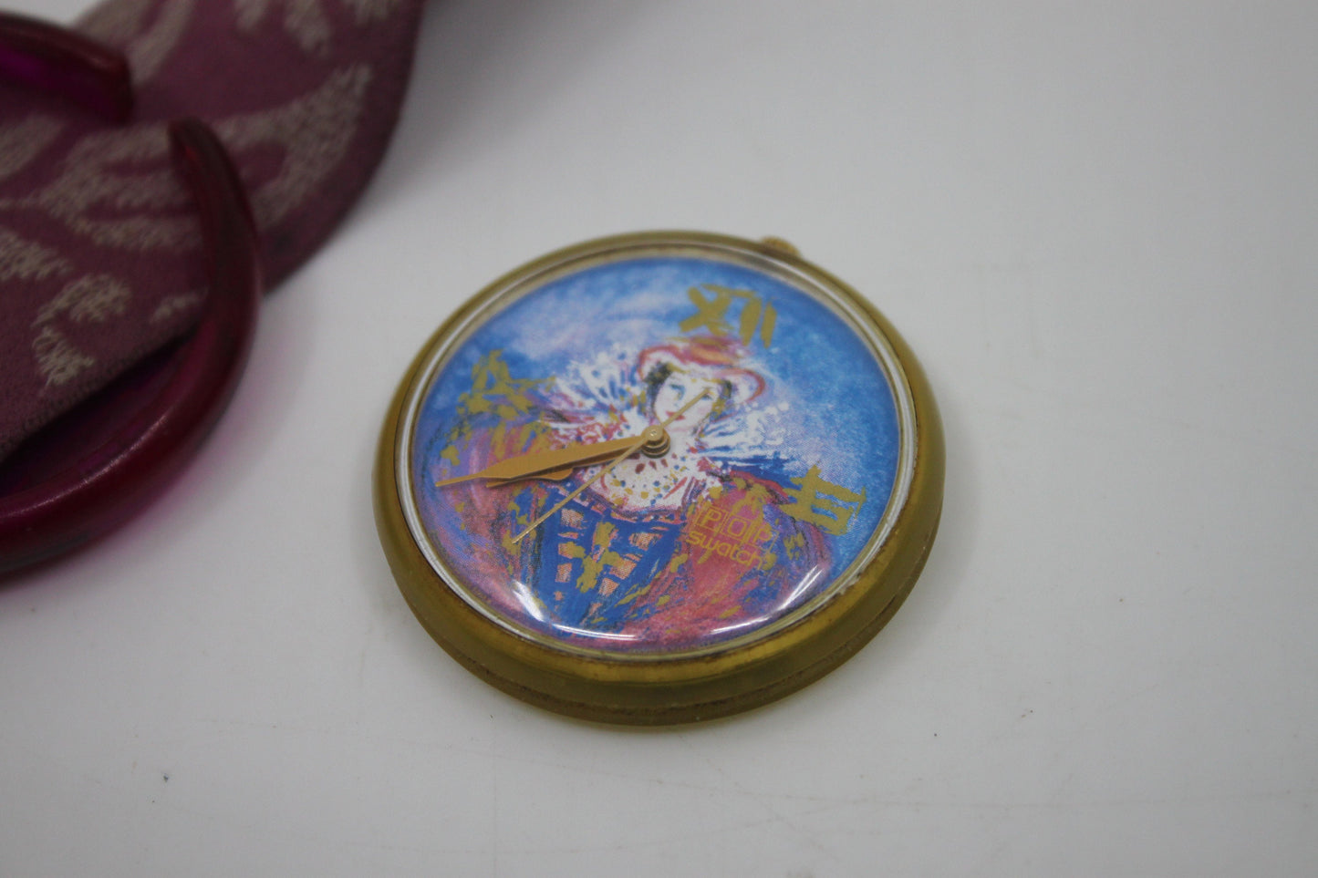 Swatch, PopSwatch, 1994, 'Percy's Love', PWK201, nice used condition, original ring and strap