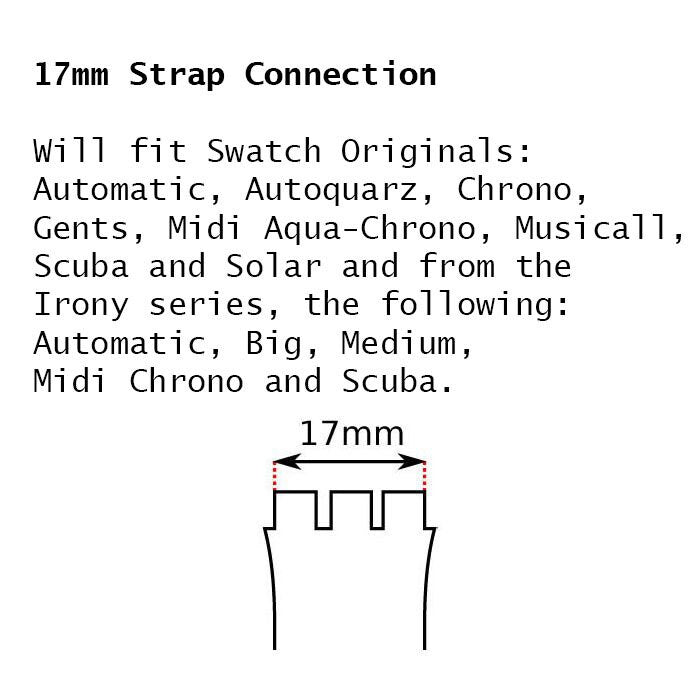 1994, Vintage Stop Swatch Strap, 'Rusher' , SSK108 / SSK109, StopSwatch, New Old Stock, 17mm lug connection
