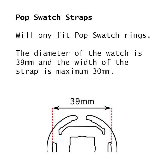 1992 NEW OLD STOCK Vintage Pop Swatch Strap, 'Corolla', PWK155, PopSwatch, very rare