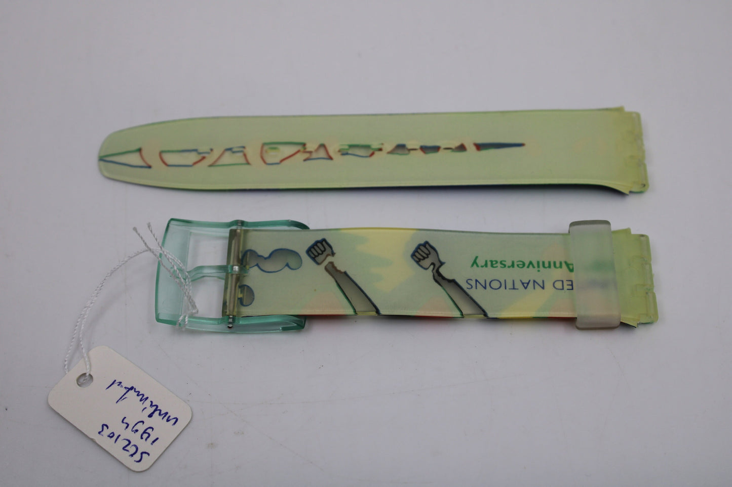 1994, Vintage Swatch Strap, 'Unlimited', SCZ103, Chrono, 50yrs United Nations, New Old Stock