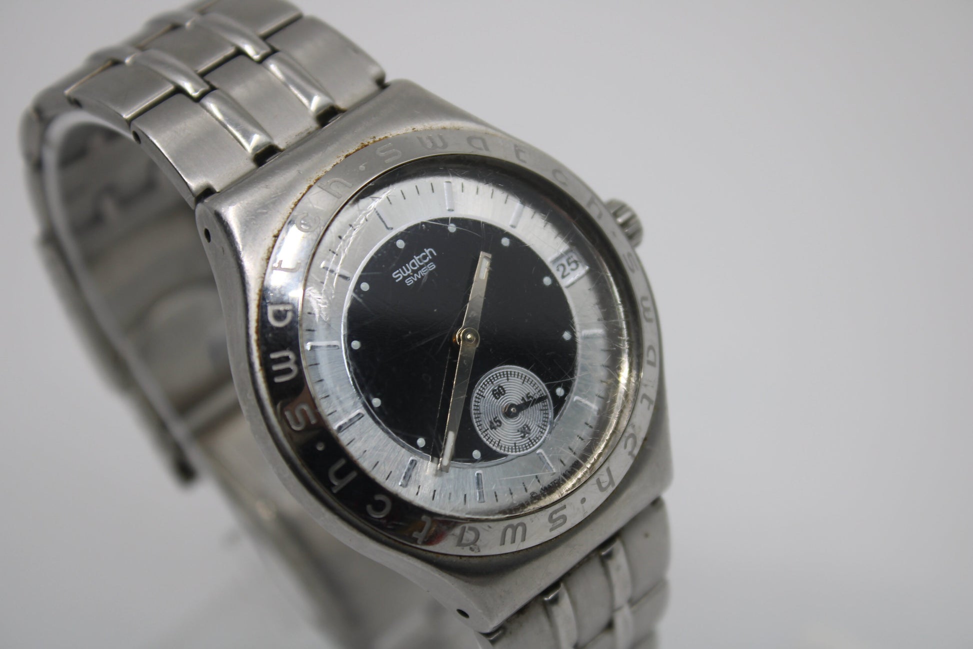 2006, Irony Petite Seconde 'Ocean Second' YPS4096, No Box, 100% working, Original Strap, good, used condition
