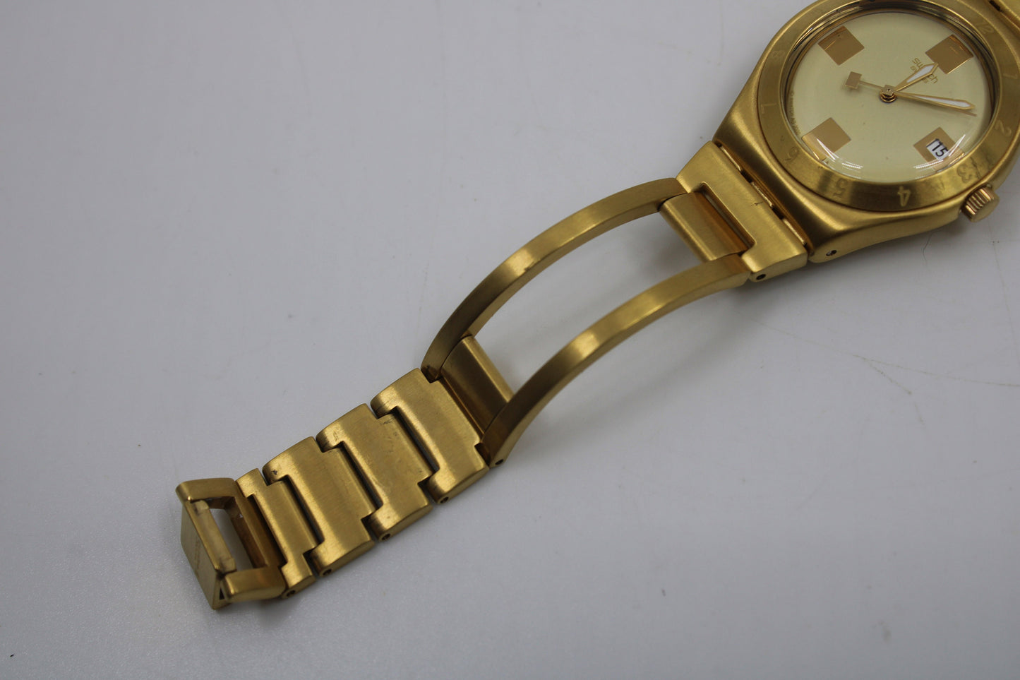 2001, Swatch Irony, 'Goldenbird' YLG400G, Original Box, NEW OLD STOCK, Never Worn, Working 100%