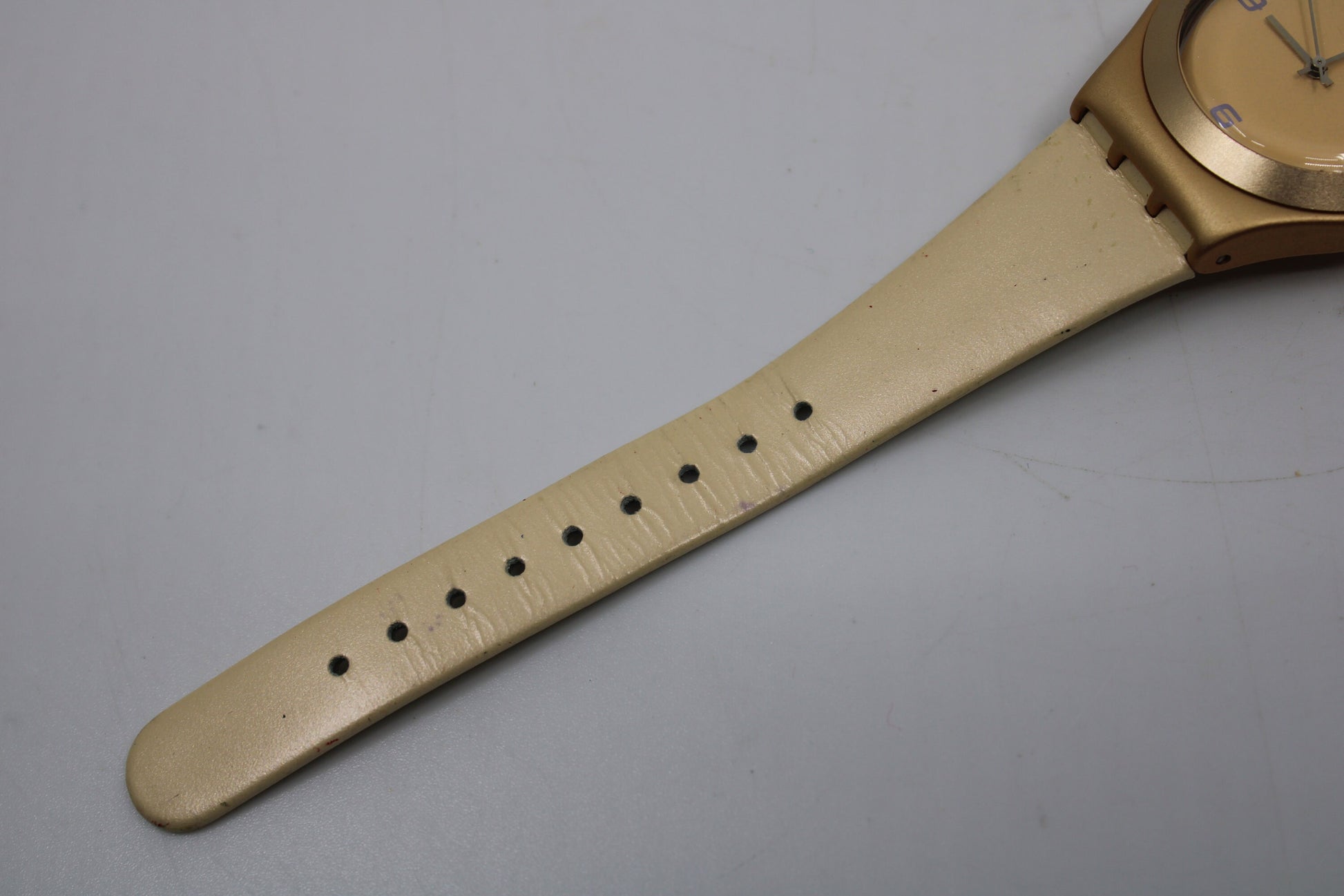 2001, Swatch Irony, 'Falling Star Gold' YCG1000, No Box, Original Strap, Working 100%