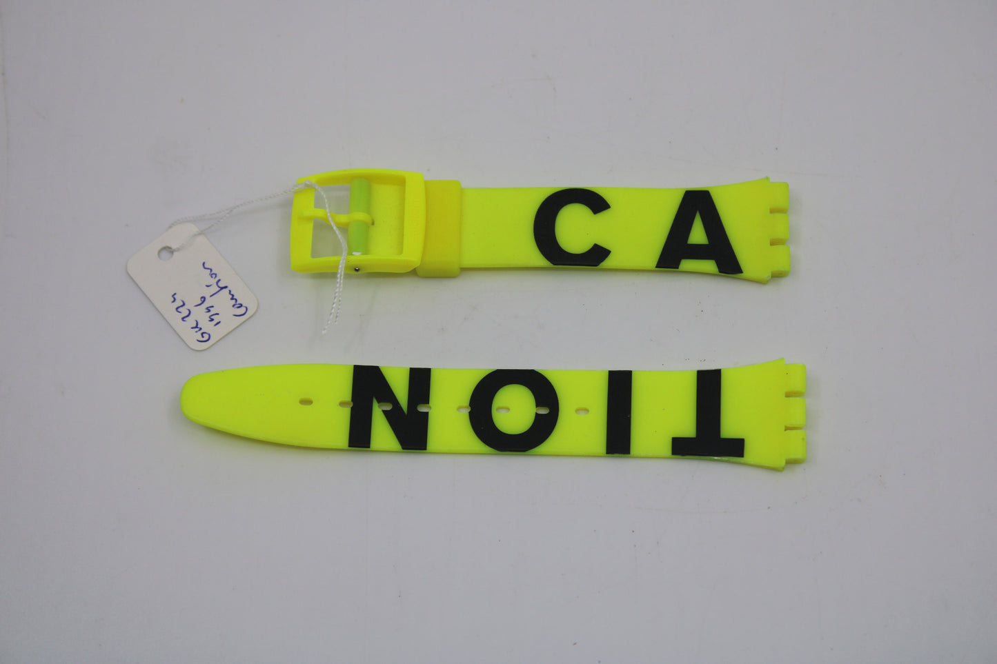 1996, Vintage Swatch Strap, 'Caution', GK224, 17mm, Gents, New Old Stock