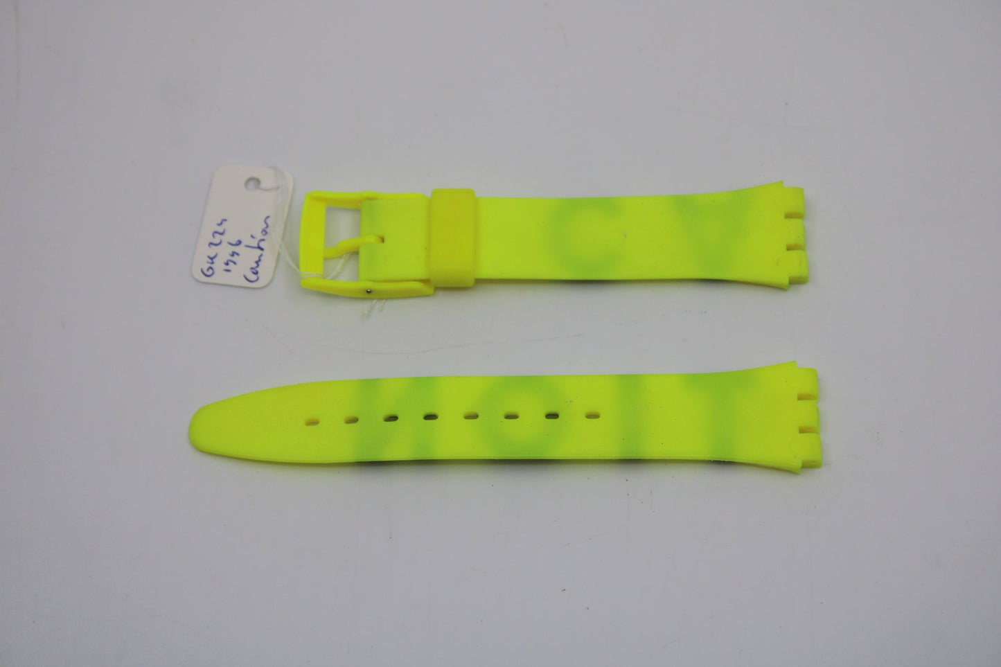 1996, Vintage Swatch Strap, 'Caution', GK224, 17mm, Gents, New Old Stock